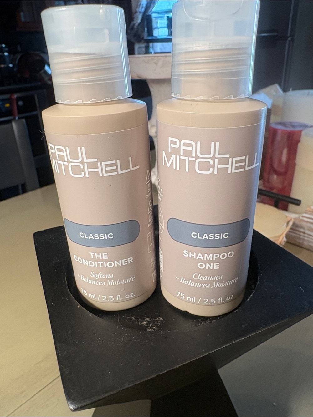 Paul Mitchell Classic Shampoo One & The Conditioner - Beige Travel Bottles